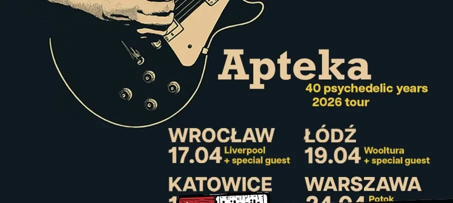 KW Bookings zaprasza do wspólnego świętowania 40 lat na scenie legendarnego zespołu Apteka!