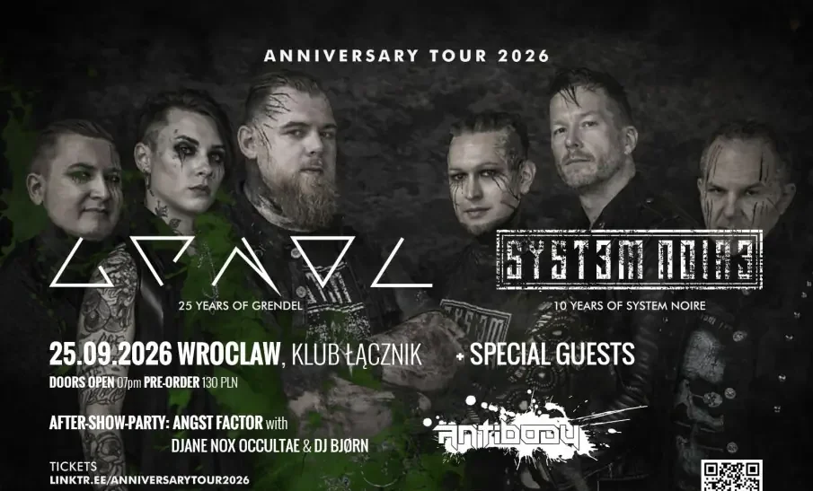 GRENDEL & SYSTEM NOIRE + ANTIBODY ANNIVERSARY TOUR 2026