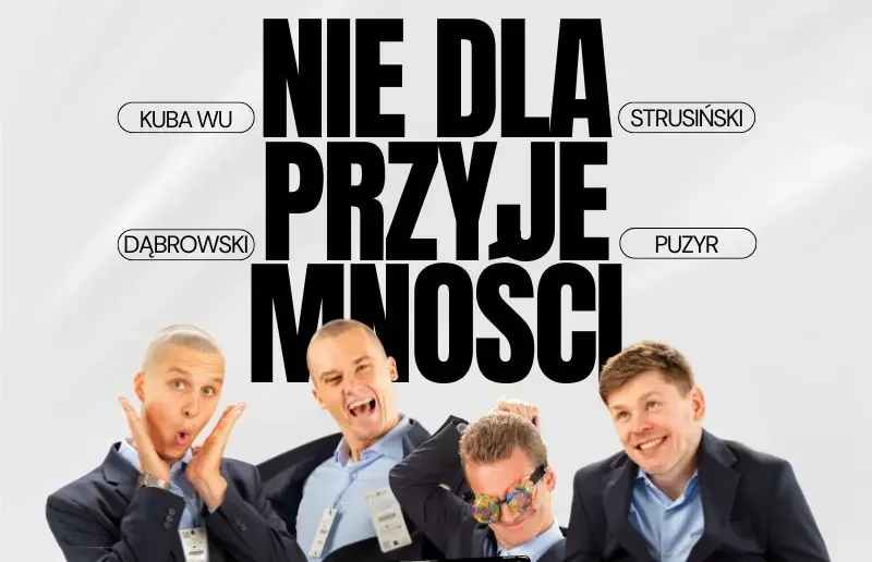 Bartek Strusiński, Kuba Wu, Filip Puzyr i Kuba Dąbrowski komentują .