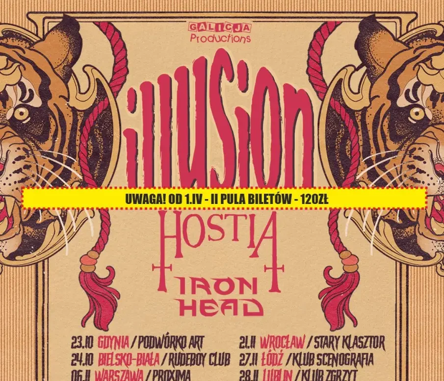 Illusion, Hostia, Iron Head