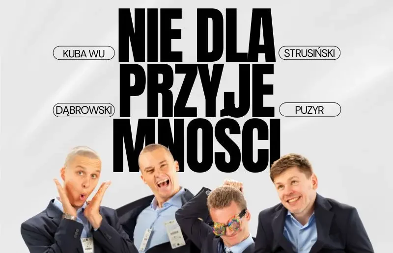 Bartek Strusiński, Kuba Wu, Filip Puzyr i Kuba Dąbrowski komentują .