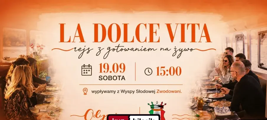 Pożegnanie lata we Włoskim stylu na statku!