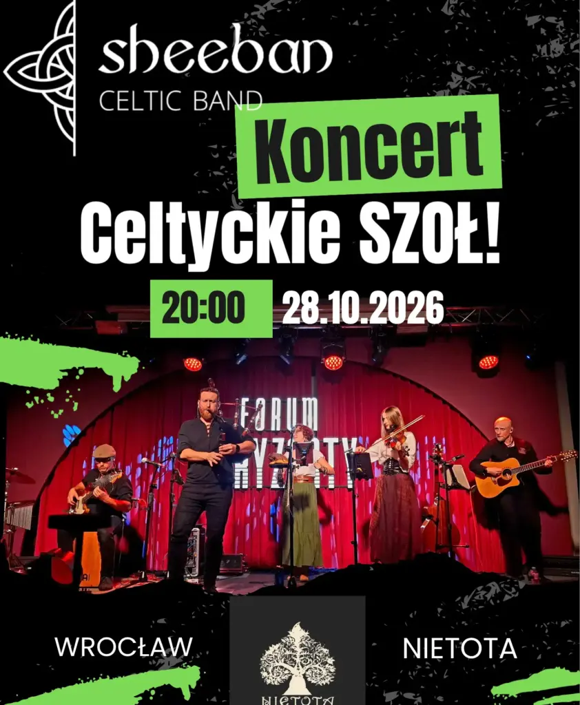 Koncert Sheeban Celtic Band w Maranto Vibe